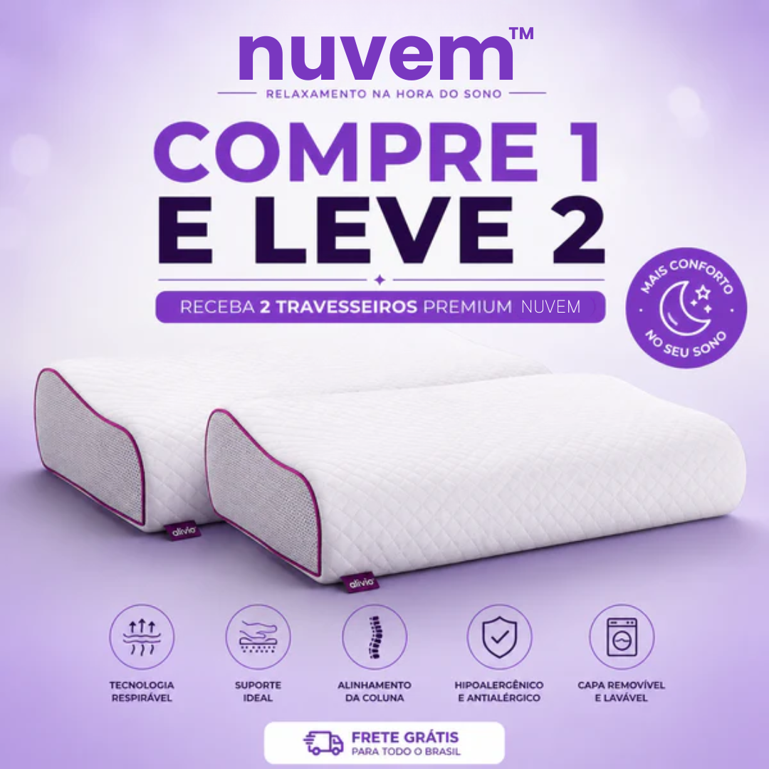 Nuvem™ | Compre 1 e Leve 2 | Relaxamento na Hora do Sono